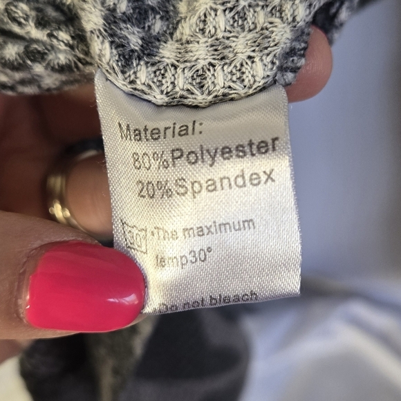 IWOLLENCE Women's Waffle Knit Tunic Blouse - Camo, Size Large - Picture 5 of 7